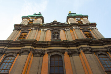 Wall Mural - View of the University Church in Budapest. Hungary