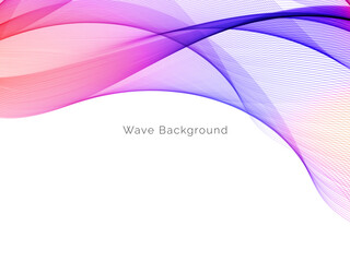 modern colorful design wave background