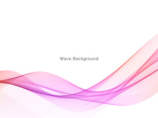 Colorful dynamic wave design stylish background