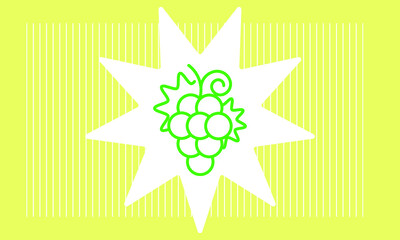 grape icon vector