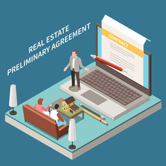 Poster - Preliminary Agreement Isometric Composition