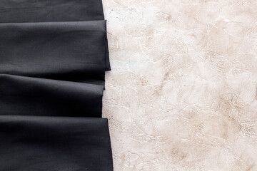 cloth and fabric texture - textile top view