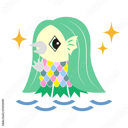 アマビエ 日本の妖怪 キャラクター イラスト ベクター Stock Vector Adobe Stock アマビエ 日本の妖怪 キャラクター イラスト ベクター Stock Vector Adobe Stock