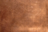 Copper surface with sunlight. Copy space. Minimalism.