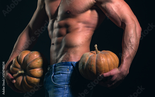 Fotomural Halloween man, party poster or greeting card