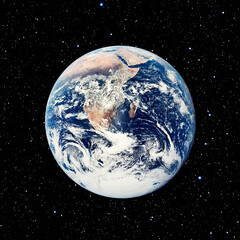 Wall Mural - Beautiful earth from space. The elements of this image furnished by NASA.