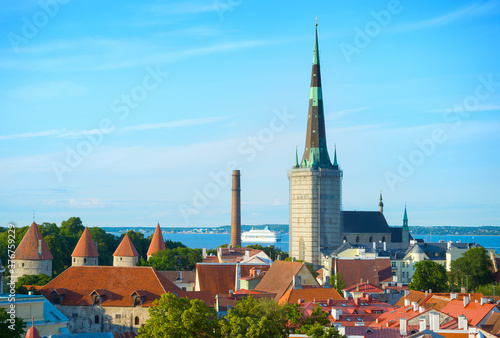 Tallinn Old Town skyline Es...