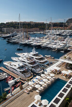 View Of Modern Luxury Yacht Club, Monte Carlo, Monaco