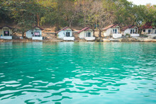 Traditional Huts At Waters Edge, Koh Samet, Thailand