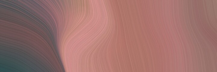 Aufkleber - abstract moving banner with antique fuchsia, rosy brown and dark slate gray colors. fluid curved lines with dynamic flowing waves and curves for poster or canvas