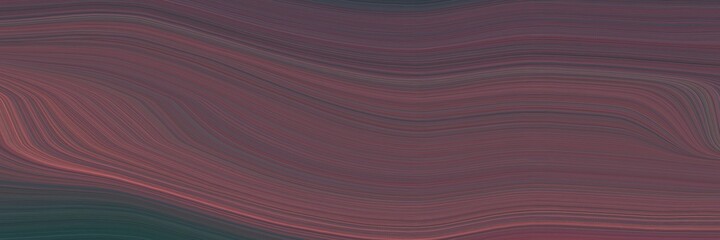 Leinwandbilder - abstract colorful header design with old mauve, dark slate gray and pastel brown colors. fluid curved flowing waves and curves for poster or canvas