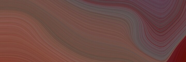 Poster - abstract moving header with old mauve, dark red and pastel brown colors. fluid curved lines with dynamic flowing waves and curves for poster or canvas