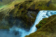 © Tandem Stock - View of Skogafoss waterfall falling from cliff
