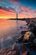 Walton Lighthouse During Sunrise