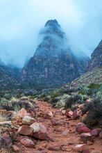 Scenic View Of Mescalito In Red Rock Canyon National Conservation Area