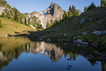 Reflection Of Lynch Peak In No Name Lake