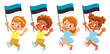 © Visual Content - Estonia flag in hand set