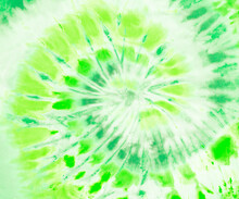 Lemon Lime Green Spiral Tie Dye Pattern Texture Background Wallpaper.