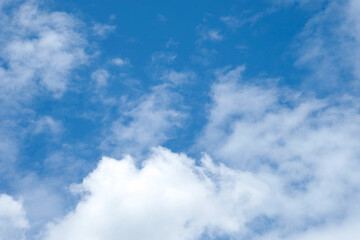 Wall Mural - beautiful blue sky clouds for background.