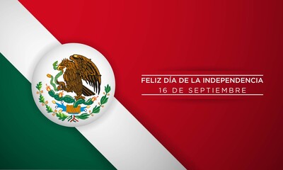 Mexico Independence Day Background. Vector Illustration.