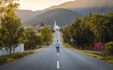 a beautiful church in oudtshoorn (south africa).
