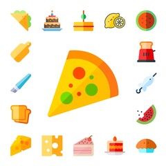 Sticker - slice icon set