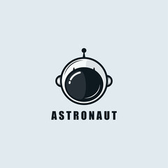 Astronaut logo template design. Vector illustration. Abstract astronaut web Icons and vector logo.