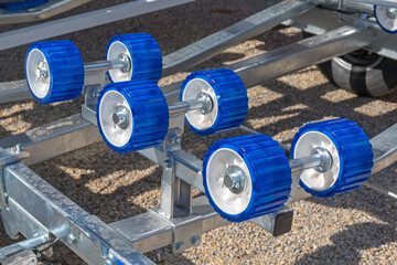 Wall Mural - Boat Trailer Rollers Set