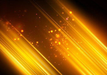 Poster - golden abstract background vector illustration