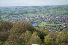 Views From The Top Of The Otley Chevin, Yorkshire.