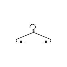 Hanger Icon. Element Of Clothes And Accessories.