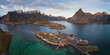 © Cavan Images - panoramic view of the mountains and islands around lofoten