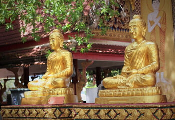 golden buddha statue