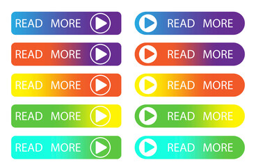 Wall Mural - read more button. continue reading line. a set of lines. rectangular banner for the site. vector ill
