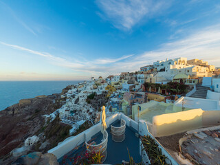 Oia in Santorini island