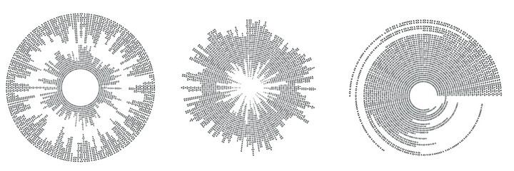 Big data futuristic design . Digital visualization . Particles stream . Binary background . Technology information concept. Flow lines . Vector