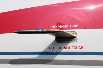 pitot tube of airplane