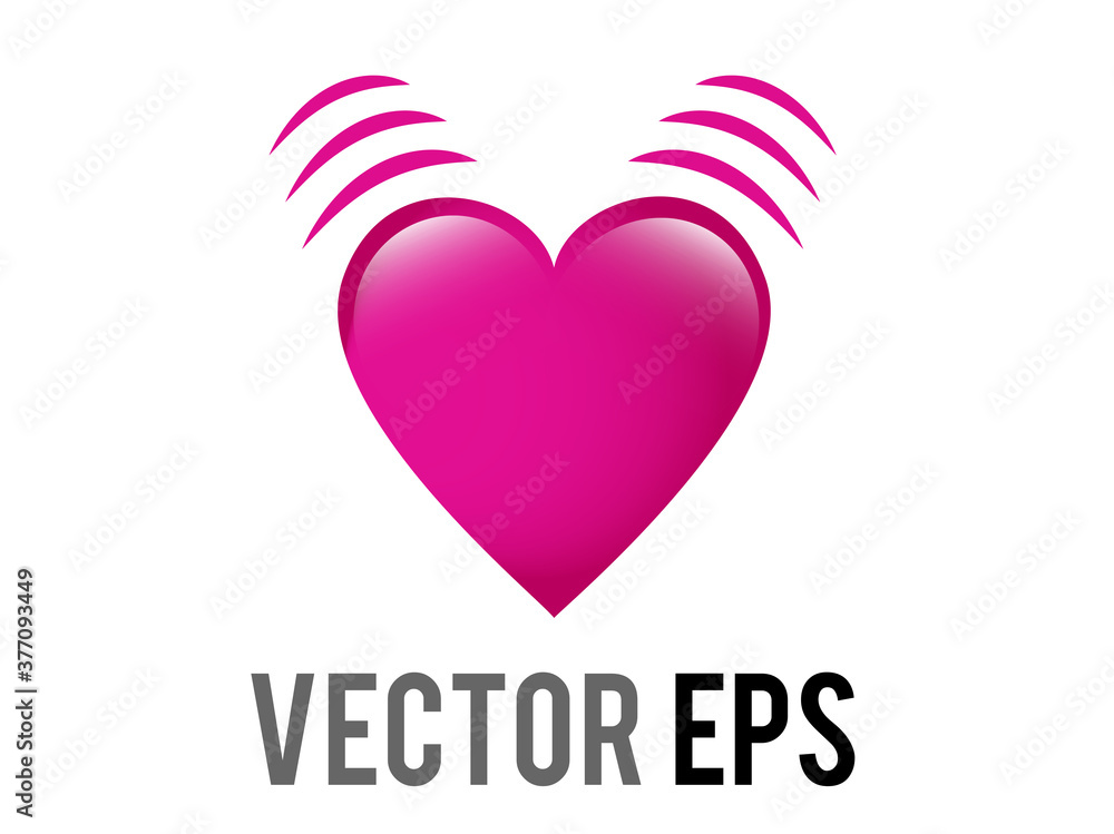 pink heart vibrating emoji 🩷 Pink Heart Emoji: Meaning & Usage