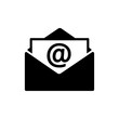 Open mail icon. One of set web icons.