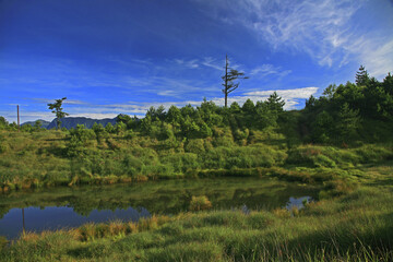 Canvas Print - Fu Shou Mountain Farm Lan Yin Lake Taiwan