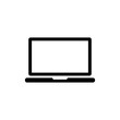 laptop icon. One of set web icon