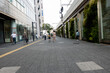 川崎のスナップショット　通りを歩く人々