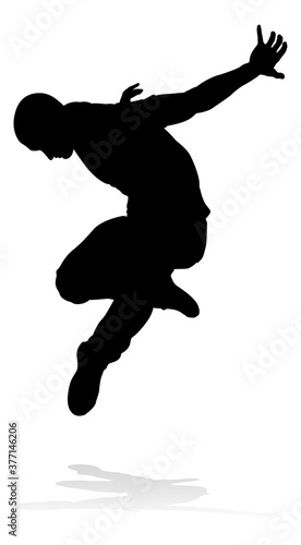 A male street dance hip hop...