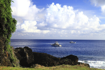 Wall Mural - Taitung Green Island Guibi Bay Coast