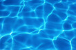 Blue Ripple Water Background, Swimming Pool Water Sun Reflection 