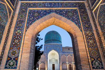 Wall Mural - Gur Amir Mausoleum known also as Tomb of Tamerlane, in Samarkand, Uzbekistan.