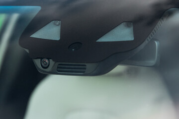 Sticker - Rain and light sensor on the windshield of the car