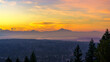 © Andrew - dawn breaking over mount baker as seen from a Burnaby Mountain residence