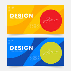 Wall Mural - Yellow abstract poster. Flyer design. Modern banner, Email ad newsletter layouts. Vector illustration
