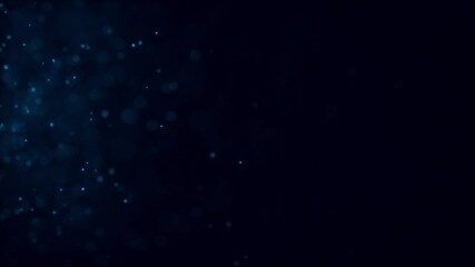 Wall Mural - The background of dust or moving particles looks beautiful and attractive. Floating particles or dust for a presentation background theme.
